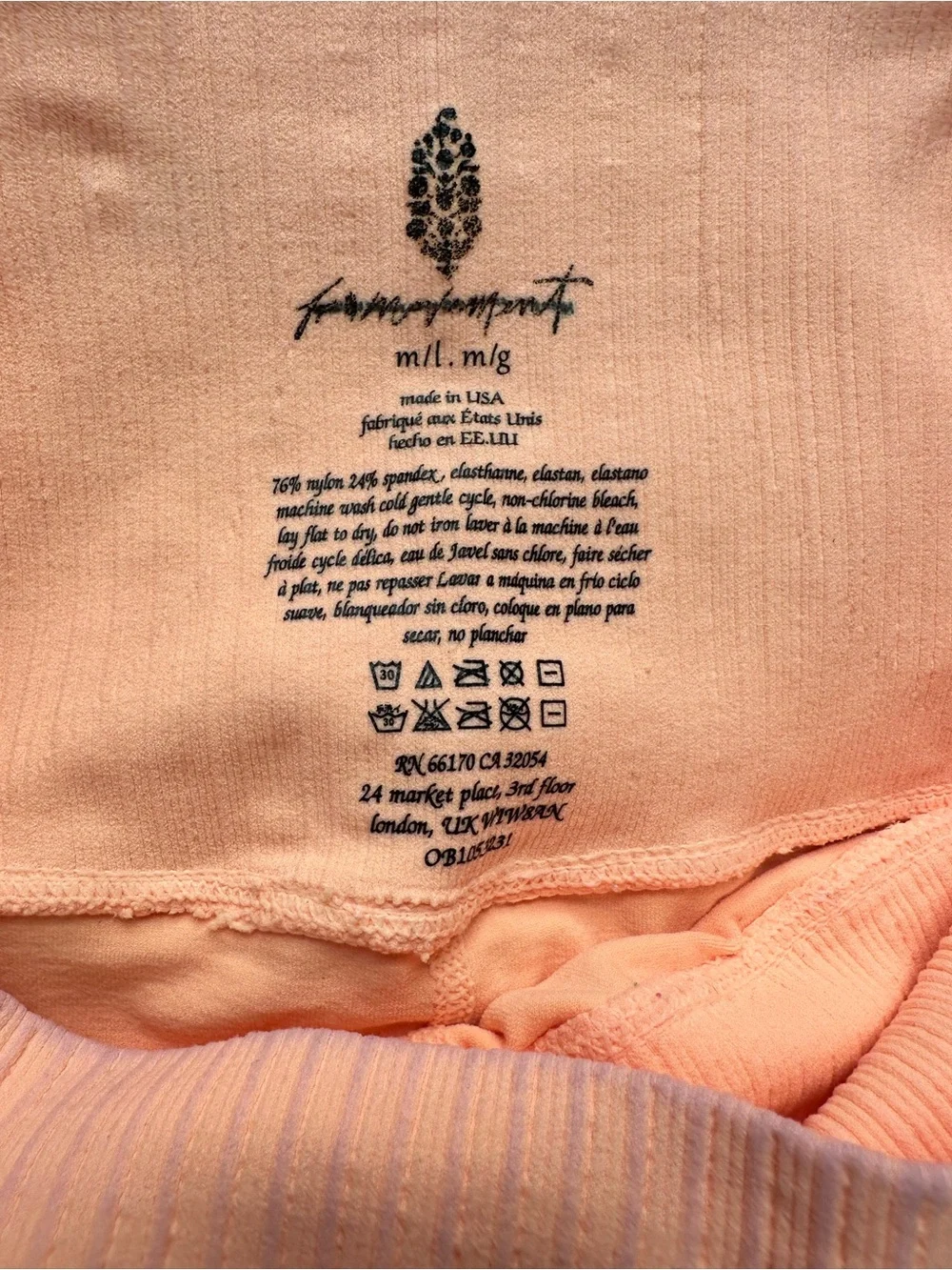 Women’s Free People Peach Leggings